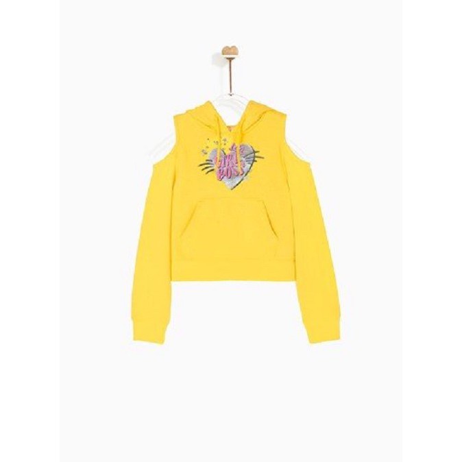 Áo hoodie bé gái dài tay khoét vai Girl Boss M.D.K - xinh xắn, dễ thương