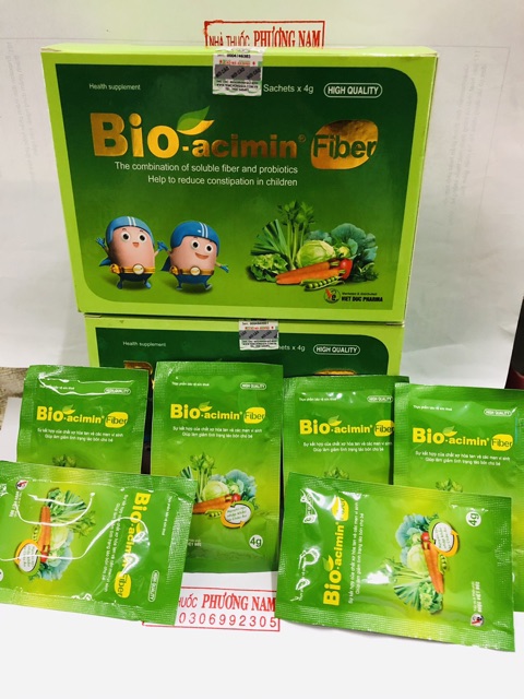 BIO-acimin fiber(bổ sung chất sơ hỗ trợ táo bón)