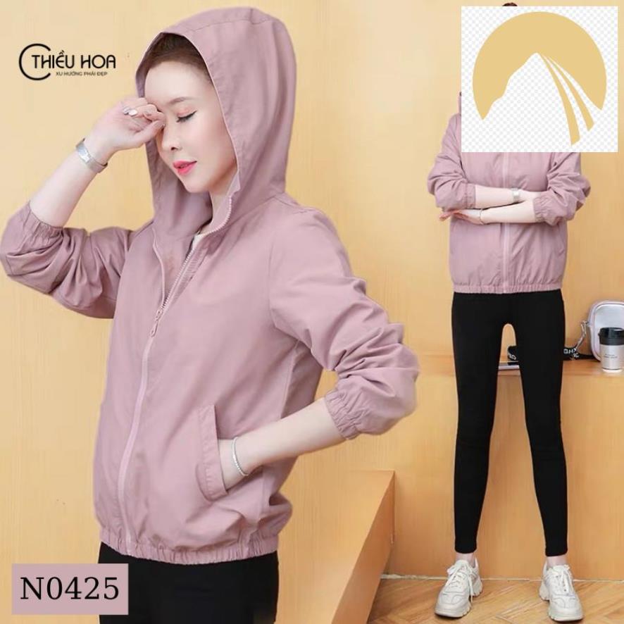 [ Hàng về ư Áo Khoác Nữ Trung Niên Đẹp Trẻ Trung năng động chất liệu kaki dù cao cấp mềm mịn thoáng mát THIỀU HOA N0425 | BigBuy360 - bigbuy360.vn