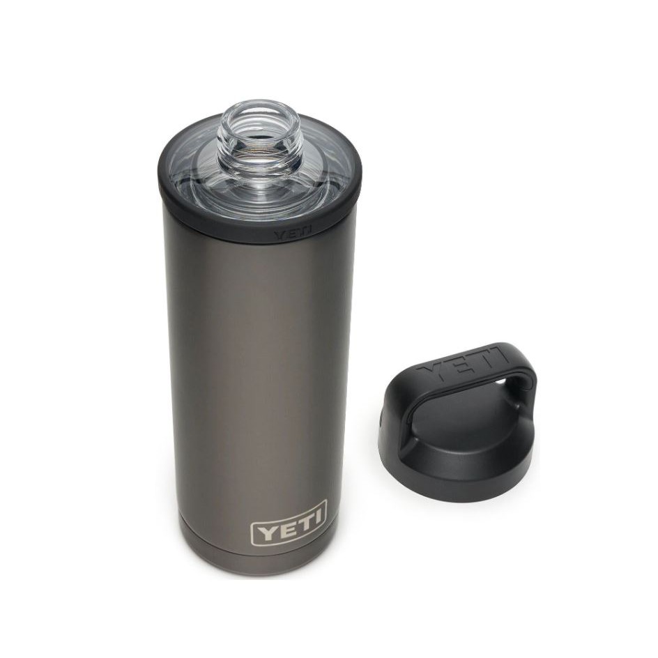 Bình giữ nhiệt YETI Graphite 18oz Cao Cấp Có Chug Cap(532 ml) - Stainless Steel (Thép không gỉ cao cấp) - BILL MĨ