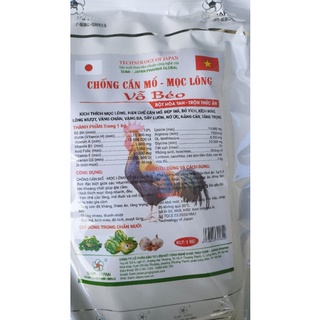 Chống cắn mổ,vỗ béo,kích thích mọc lông