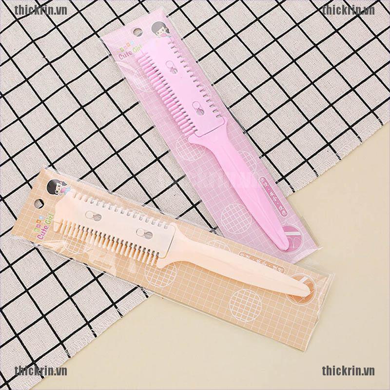 <Hot~new>hairdressing tool barber scissor hair cut styling razor magic blade comb
