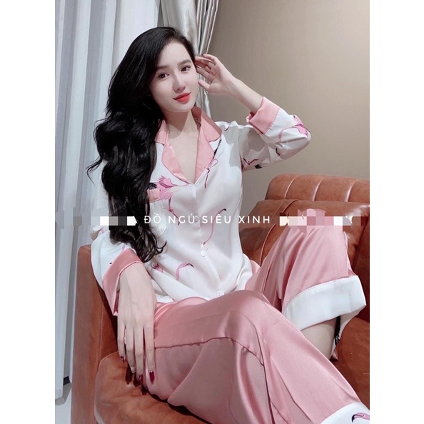 Đồ bộ lụa maingo cao cấp tay dài quần dài nhiều kiểu dáng