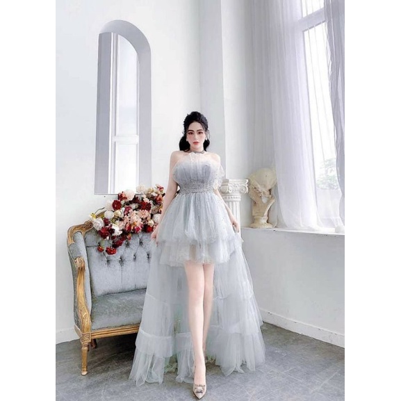 NUT's Wedding - Đầm (váy) xoè công chúa, cúp ngực, đuôi cá và đính đá pha lé, dành dự tiệc, sinh nhật, sự kiện, cưới
