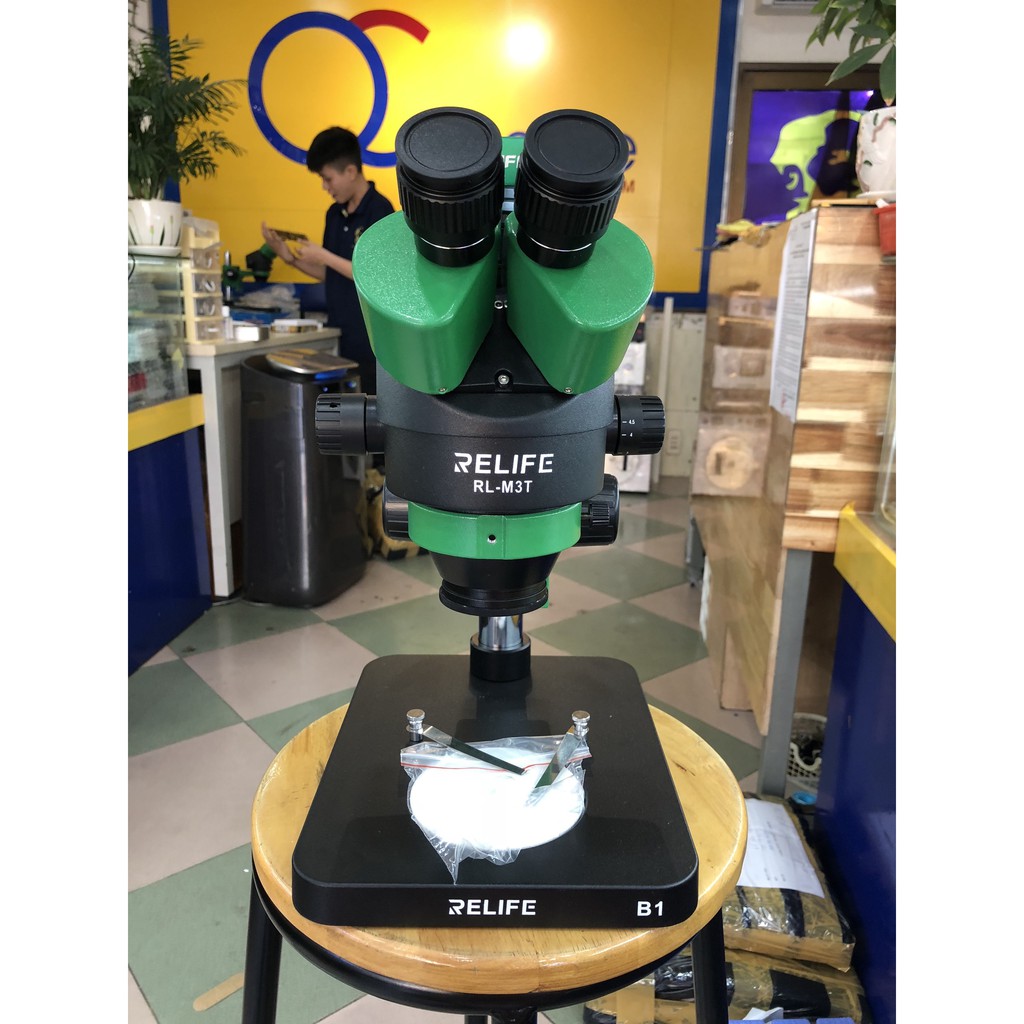 Kính Hiển Vi 3 Mắt Relife RL - M3T (Kèm đèn led)