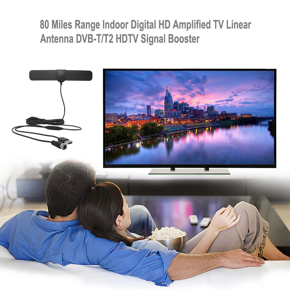 Ăng Ten Khuếch Đại Tín Hiệu Tv Khoảng Cách 80 Dặm