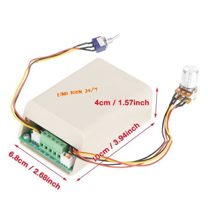 Mạch xung (mạch ESC) điều khiển động cơ không chổi than BLDC 3 Pha 5V - 36V 15A