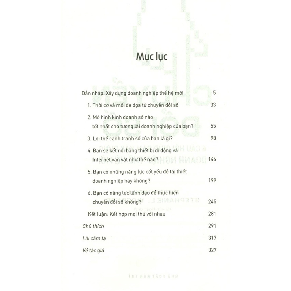 Sách - Chuyển Đổi Số - 6 Câu Hỏi Giúp Bạn Xây Dựng Doanh Nghiệp Thế Hệ Mới