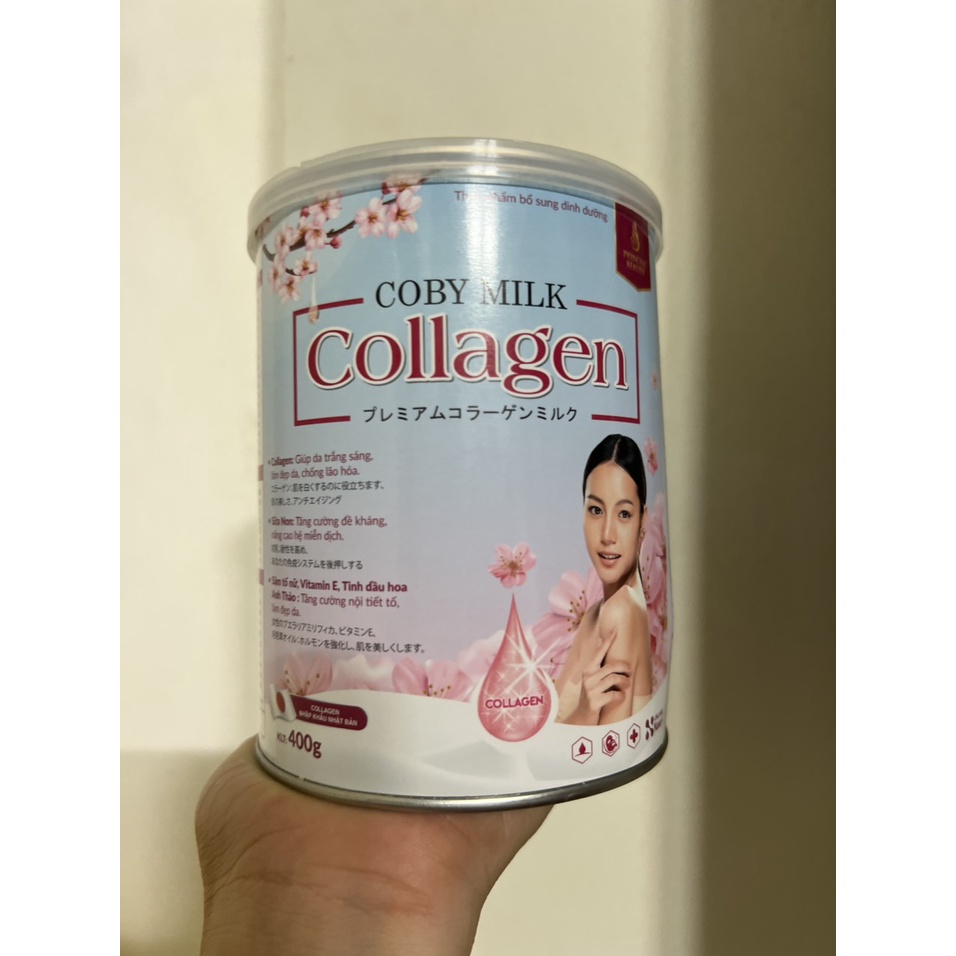 [Tặng 5 Nạ Trắng Da] Sữa Bột COBY MILK Collagen Giúp Cải Thiện Nội Tiết Tố Nữ Và Ngăn Ngừa Lão Hoá Date 2025