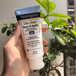 Kem chống nắng Neutrogena Ultra Sheer Face & Body 88ml