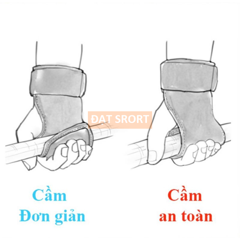 Găng Tay Tập Gym ,Dây Kéo Lưng (Lifting Straps) Valeo Chính Hãng Chất Liệu Da Bò - Hỗ Trợ Deadlift  - Thể Thao