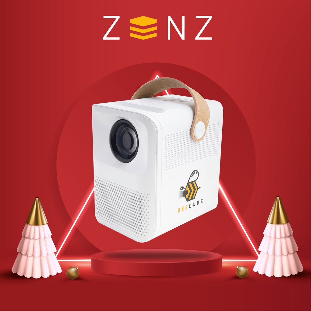 Máy Chiếu mini BEECUBE X2 Max, Kết Nối Wifi, Điện Thoại, Xem Phim, Xem Netflix, Màn Hình Chiếu 100 ing
