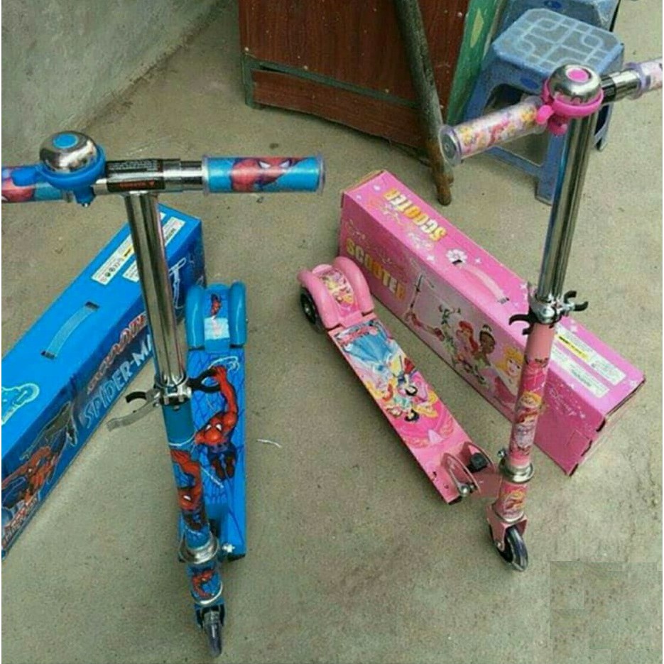 [Giá sỉ] Xe trượt Scooter thông minh (Có phanh hãm + 3 bánh phát sáng + chuông)