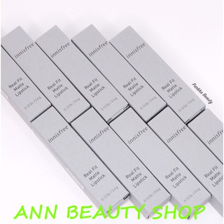 Son thỏi Innisfree Real Fit Matte Lipstick phiên bản mới