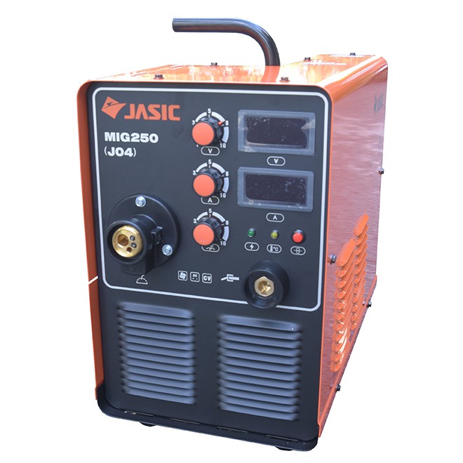 Máy hàn Jasic Mig 250 J04 sử dụng cuộn dây hàn 15kg