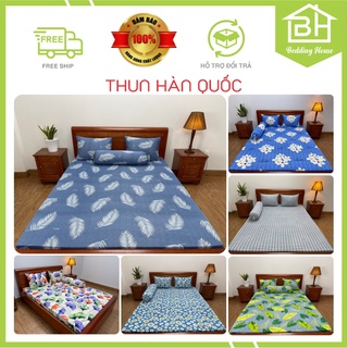 Ga lẻ 3D thun lạnh hàn Quốc size 2m x 2m không kèm áo gối