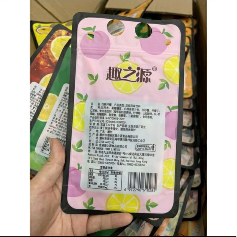 TRÀ CHANH TÚI ZIP SIÊU NGON