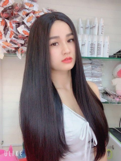 Tóc giả nữ đẹp 🥰FREESHIP🥰 Giảm 7k khi nhập [TOCGIA7K]-Tóc giả nguyên đầu hai mái thẳng