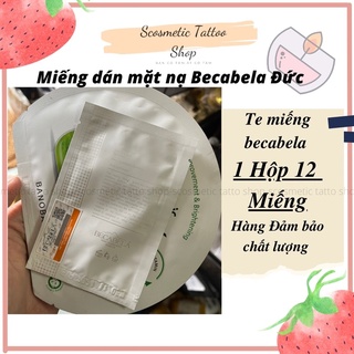 Mặt nạ môi Becabela Đức hỗ trợ phun xăm thẩm mỹ -1 Hộp 12 Miếng