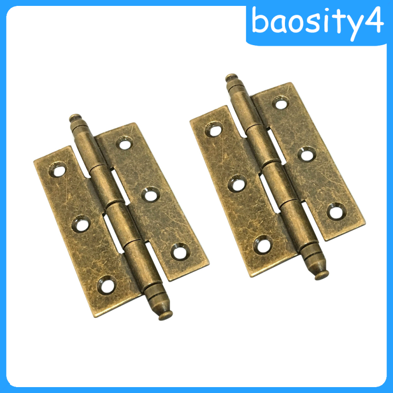 Bản Lề Mini Bằng Đồng Thau Hình Bướm Dành Cho Ngăn Kéo Tủ Gỗ # 1 4