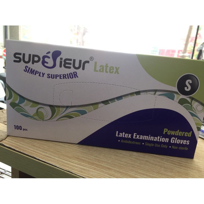 Găng tay y tế SUPERIEUR trắng