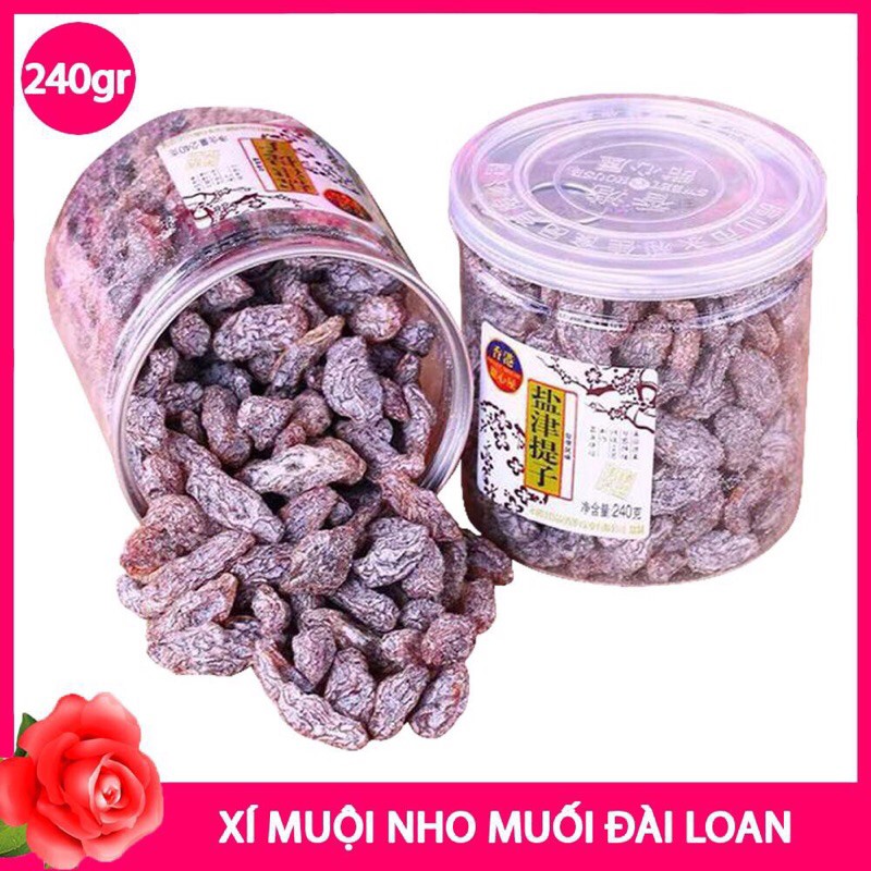 Xí Muội Nho Đài Loan hủ 240g - ăn vặt - xí muội