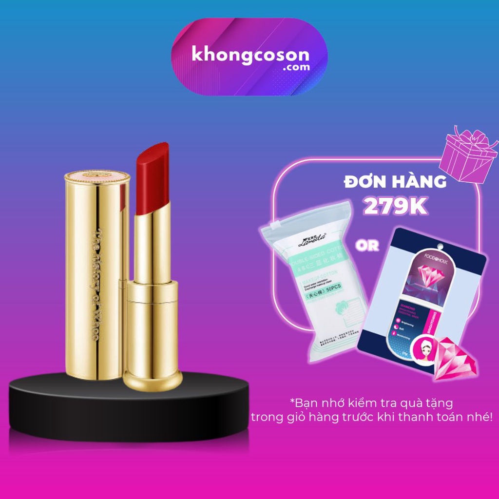 Son Dưỡng Môi Chống Nắng Whoo GJH Mi Dưỡng Ẩm Căng Mượt Có Màu Glow Lip Balm 1.3g Màu Rose - Khongcoson