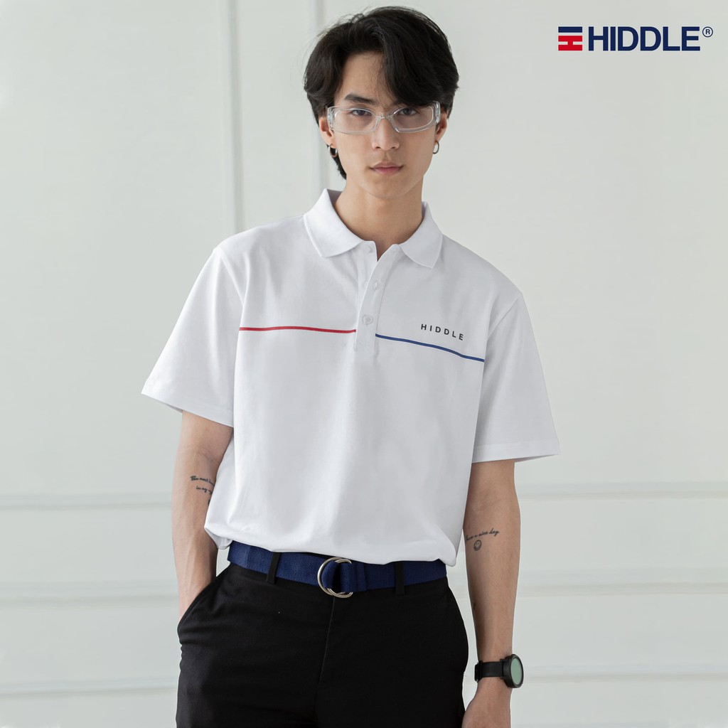 Áo polo nam cotton cá sấu, áo thun nam có cố sọc ngang HIDDLE 3011207/3011208 | BigBuy360 - bigbuy360.vn