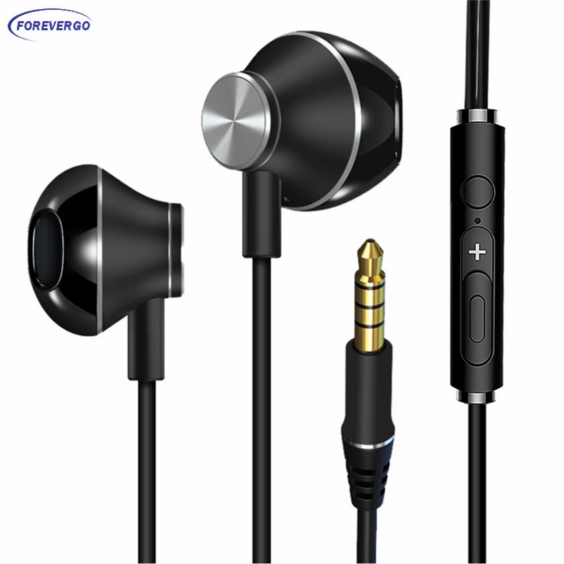 Tai Nghe Có Dây Kèm Mic Đầu Cắm 3.5mm Âm Thanh Sống Động 4d