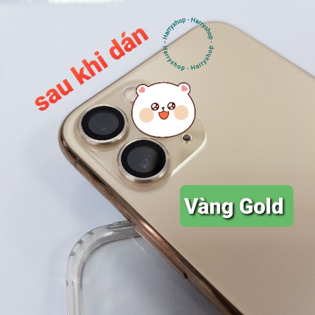 Bộ dán bảo vệ Camera Iphone 11 ống kính rời hiệu Kuzoom