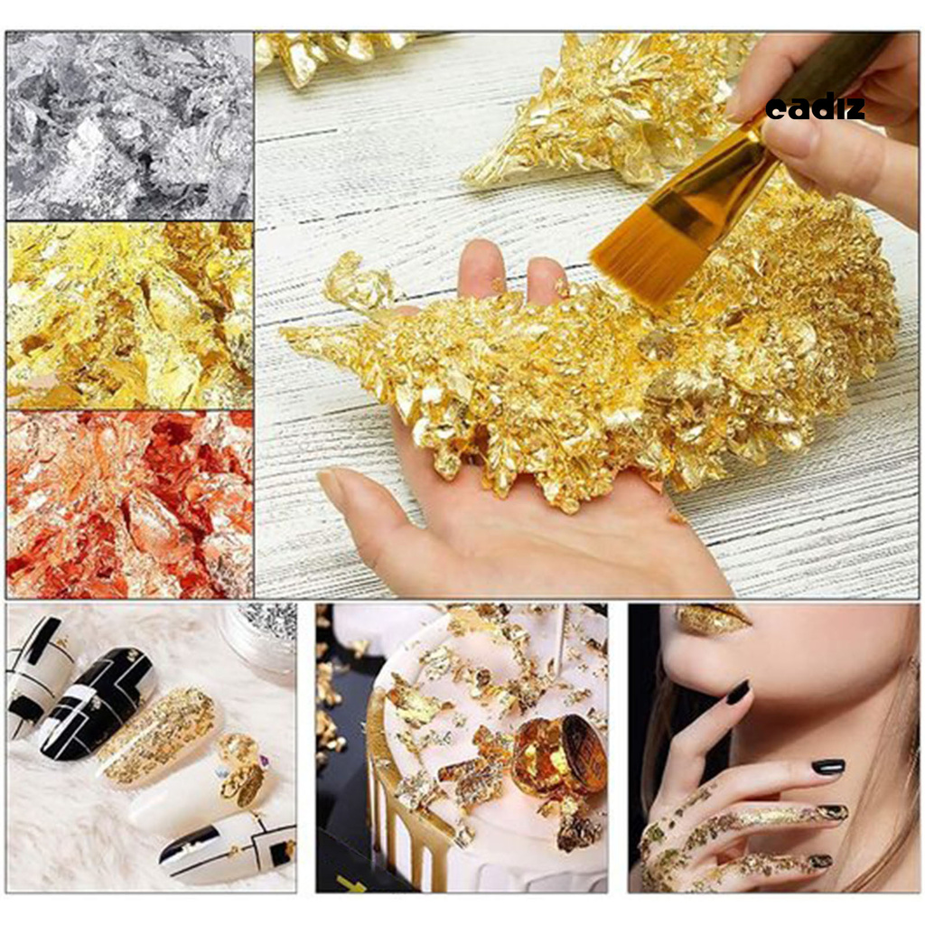 [Hàng mới về] Giấy lá nhôm dùng cho trang trí móng tay DIY