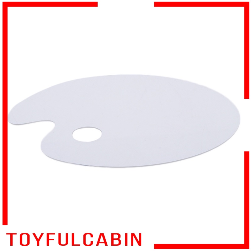 Bảng Pha Màu Acrylic Có Lỗ Ngón Tay Cái / Lỗ Xỏ Ngón Tay Cho Vẽ Tranh Màu Nước Dầu