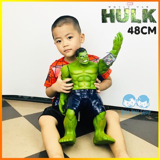 Đồ Chơi Mô Hình Hulk Figure (Cao 48cm) - Nhân Vật Người Khổng Lồ Xanh Có Nhạc