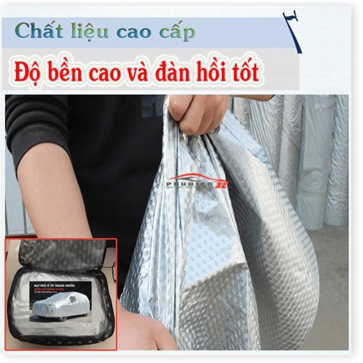 Bạt Phủ Ô Tô Kia Morning Cao Cấp  3 Lớp, Tráng Bạc Cách Nhiệt, Chống Nước, Chống Trộm Gương Hàng Cao Cấp