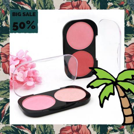 Hộp 2 ô Phấn má Hồng Lameila nội địa sỉ rẻ mềm mịn chuẩn màu lâu trôi sỉ rẻ matte blush | BigBuy360 - bigbuy360.vn