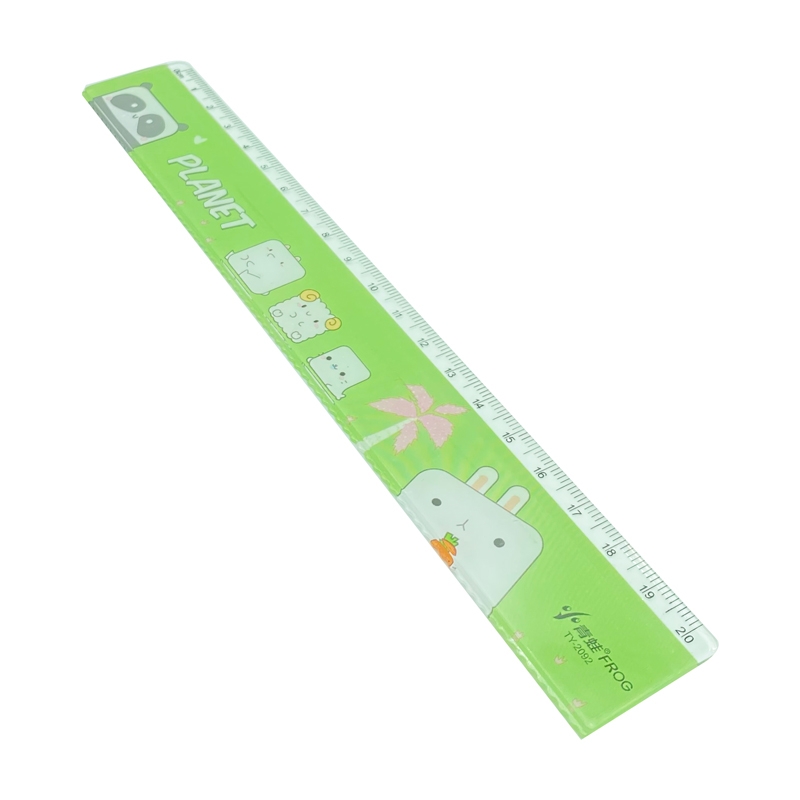 Thước Kẻ 20cm 2092 - Mẫu 3 - Xanh Lá