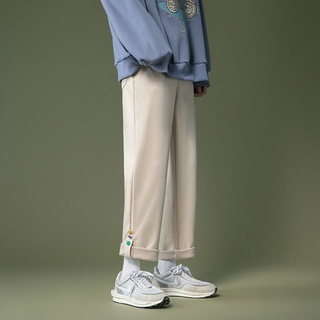 Quần Ống Suông Nam Nữ  -chất umi Phong Cách Hàn Quốc Ulzzang Quần nam rộng suông thụng in hình gấu cute.