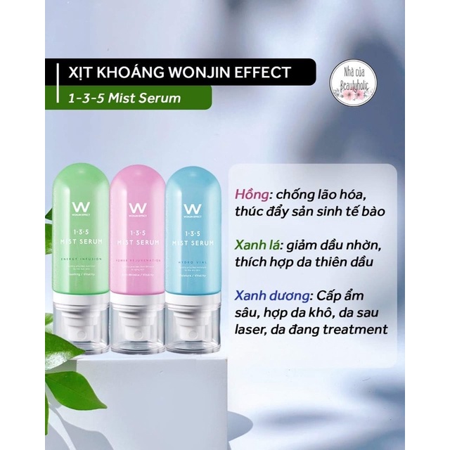 [Date T10/2022]  Xịt khoáng Wonjin Effect