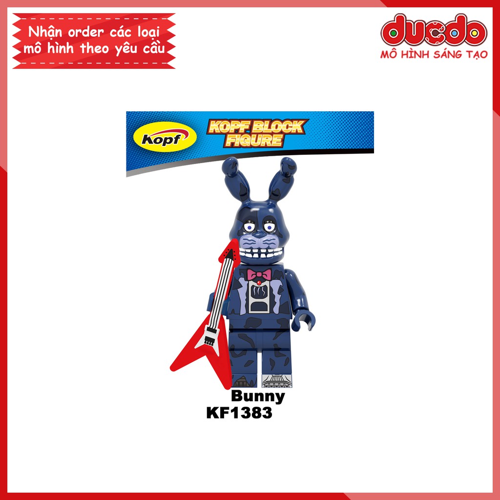 Minifigures các nhân vật trong game Five Nights at Freddy's - Đồ Chơi Lắp Ghép Xếp Hình Mini Mô hình Kopf KF 6121