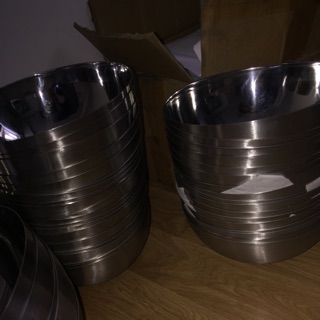 Set 2 bát inox ikea