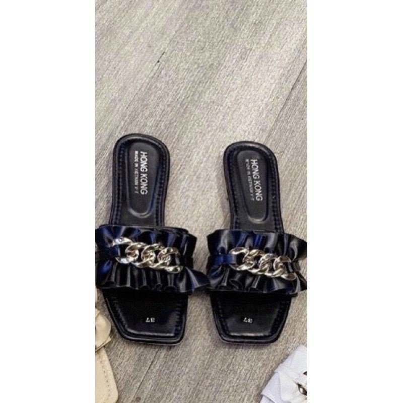 DÉP BÈO NỮ PHỐI XÍCH MẪU MỚI SIÊU XINH