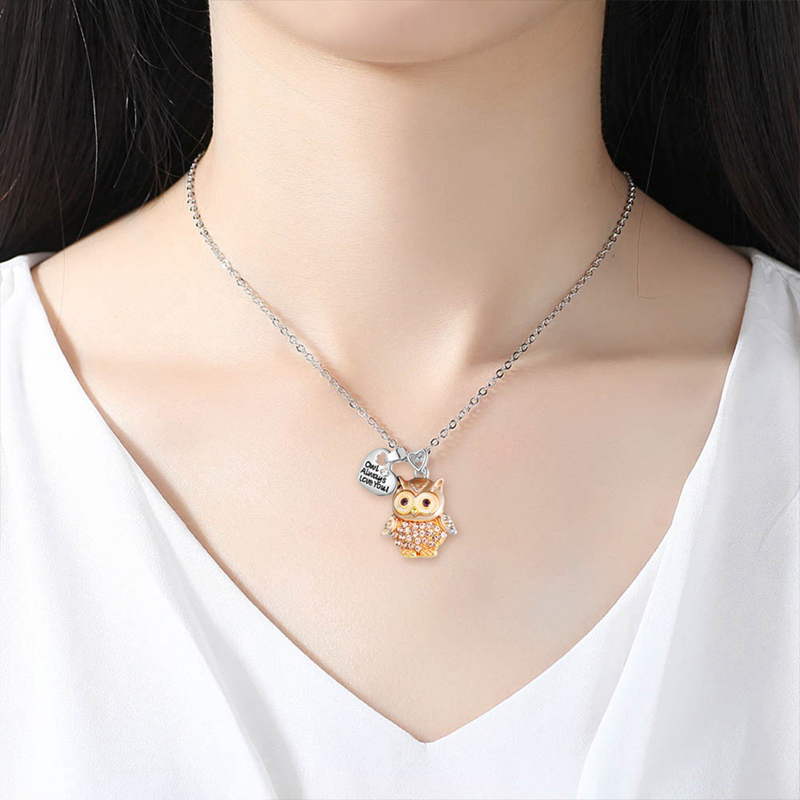 Dây Chuyền Mạ Bạc 925 Mặt Hình Con Voi, Bọ Cánh Cứng Và Bọ Rùa