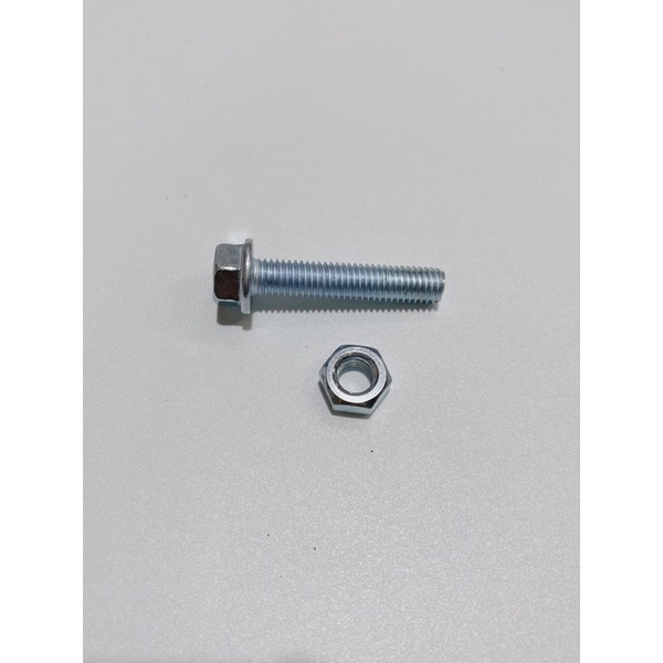 Ốc bulong 8li40 8li4 sắt xi tặng kèm tán sử dụng chìa khoá 12 hoặc T12