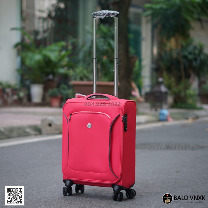 Vali GLOSSY DIAMOND dù siêu nhẹ D688 - Hồng - Size 20/24