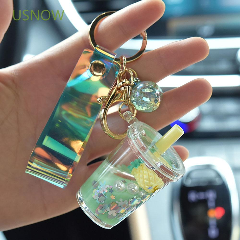 Móc Khóa Kim Loại Tạo Hình Ly Nước Sáng Tạo