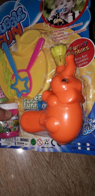 Đồ chơi thổi bông bóng xà bông bằng cơ rất đẹp