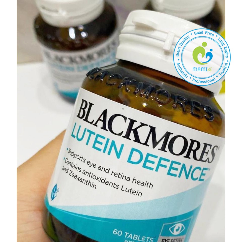 Viên uống  bổ mắt cho người cận thị từ 18 tuổi trở lên Blackmores Lutein Defence, Úc