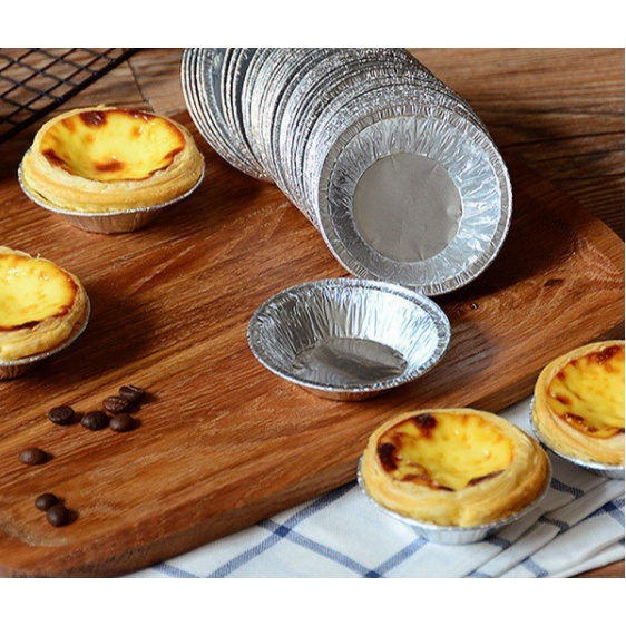 Đế tart nhôm dùng một lần, khuôn bánh tart
