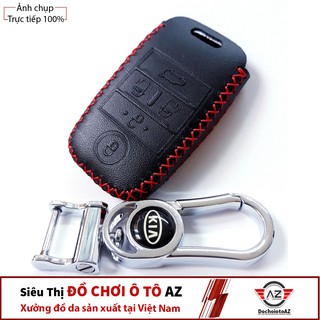 Bao da bọc chìa khóa ô tô Kia 5 nút Sedona