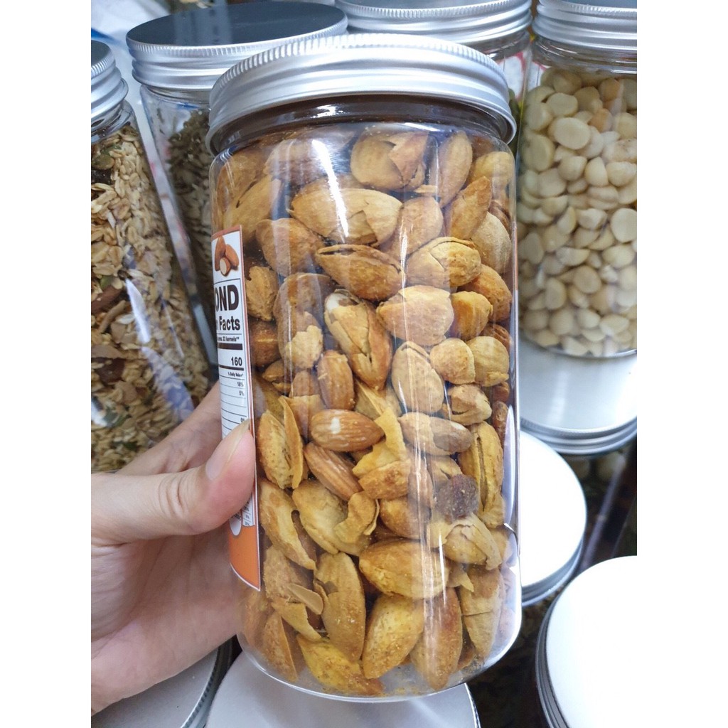 Hạnh Nhân Rang Bơ Mỹ Hộp 500g